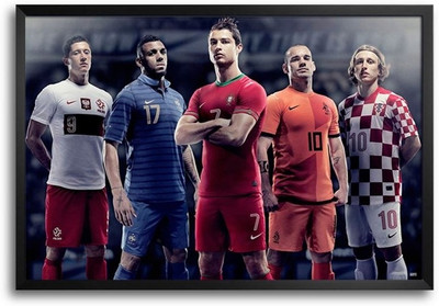 74% OFF on Football Euro Fp00004183 Framed Photographic Paper