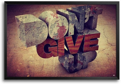 74% OFF on Donot Give Up Fp00003855 Framed Photographic Paper