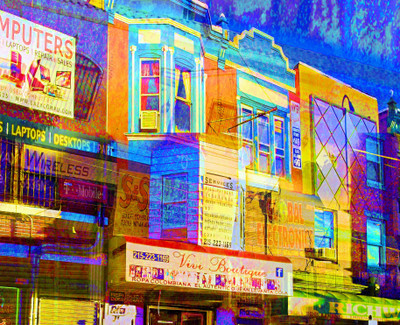 16% OFF on Wonder Images Columbia Street Art Print Canvas Art