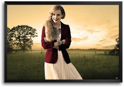 74% OFF on Emma Watson Beautiful Fp00003716 Framed Photographic Paper