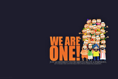 70% OFF on Stybuzz We Are One Unity Art Photographic Paper