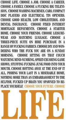 75% OFF on Trainspotting Choose Your Life Paper Print