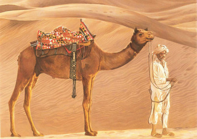 44% OFF on Man In Desert Paper Print 44% OFF on Man In Desert Paper Print