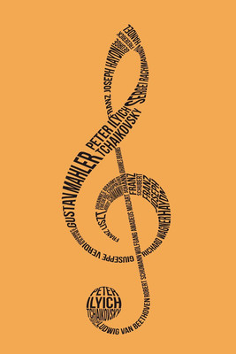 6% OFF on Music & Musicians Paper Print