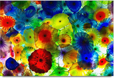 53% OFF on Abstract Watercolor Patterns Laminated Poster Paper Print