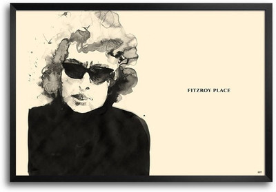 74% OFF on Bob Dylan Illustration Fp00004177 Framed Photographic Paper