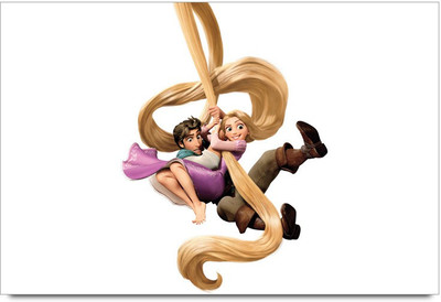 34% OFF on Long Hair Style Paper Print