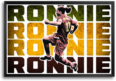 46% OFF on Shopmantra Ronaldinho GaúCho Brazil Football Laminated Frame Poster Paper Print