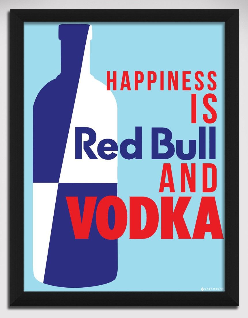 Happiness - Vodka Canvas Art Happiness - Vodka Canvas Art
