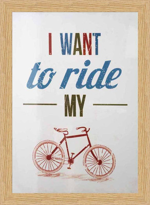55% OFF on I want to ride my bycycle Fine Art Print