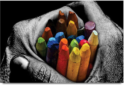 34% OFF on Amy Crayons Colors Cute 3D Poster