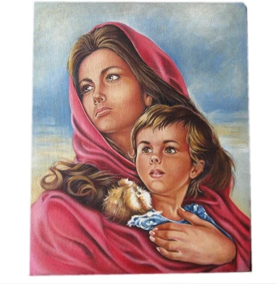 29% OFF on ICB mother and son painting on canvas Canvas Art 29% OFF on ICB mother and son painting on canvas Canvas Art