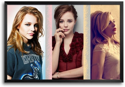 74% OFF on Chloe Moretz Fp00003709 Framed Photographic Paper