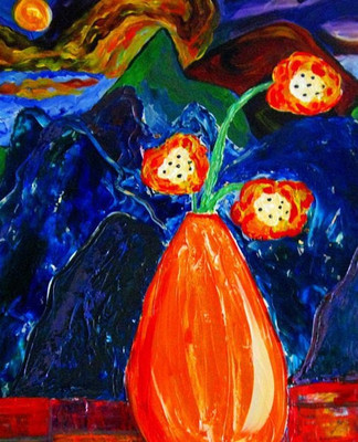 81% OFF on meSleep flowerpot Canvas Pianting without Frame Canvas Art