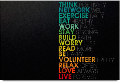 53% OFF on Think Network Exercise Eat Quote Laminated Poster Paper Print 53% OFF on Think Network Exercise Eat Quote Laminated Poster Paper Print
