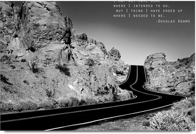 62% OFF on Quote Of Douglus Adams Paper Print