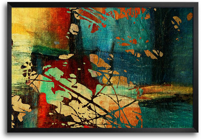 46% OFF on Abstract Modern Composition -SMFP00001803 Laminated Framed Paper Print