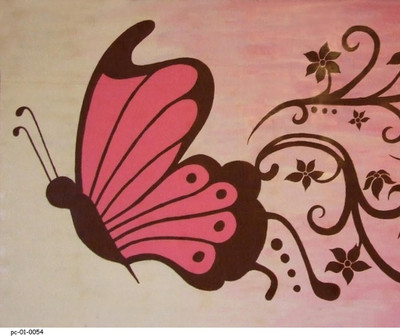72% OFF on Without Frame - Butterfly 10-1 Canvas Art