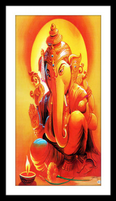 37% OFF on Bright Ganesha Fine Art Print