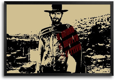 74% OFF on Clint Eastwood Fp00004266 Framed Photographic Paper