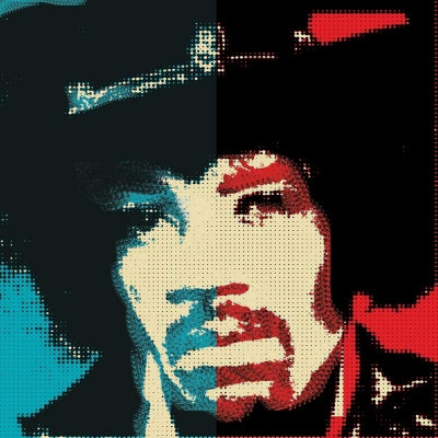 6% OFF on Hendrix Paper Print