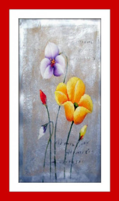 33% OFF on A Lonely Flower Painting Fine Art Print