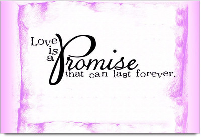 34% OFF on Love Promise Paper Print 34% OFF on Love Promise Paper Print