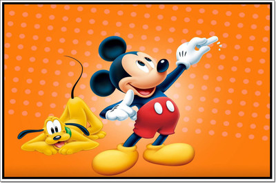 Mickey Mouse Poster Paper Print
