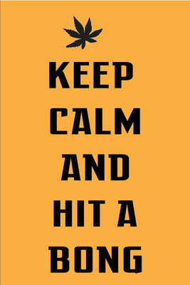 35% OFF on Hit a Bong Paper Print