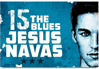 74% OFF on Jesus Navas Football Player Paper Print Small