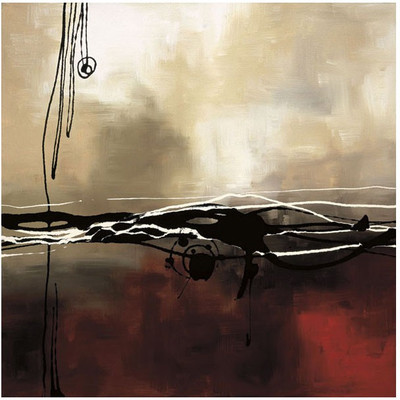 Montage - Symphony In Red And Khaki I Fine Art Print