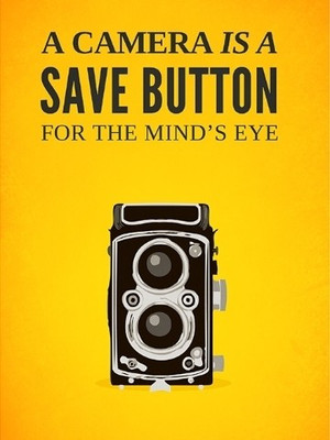 70% OFF on A Camera Is A Save Button 3D Poster