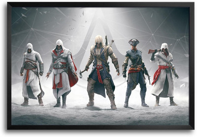 46% OFF on ShopMantra Assasins Creed all Laminated Frame Poster Paper Print