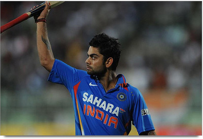 50% OFF on Virat kohli on field Paper Print