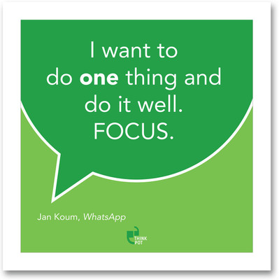 5% OFF on I want to do one thing - Jan Koum, Whatsapp White Square Frame Photographic Paper