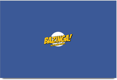 53% OFF on The Big Bang Theory Bazinga Poster Paper Print 53% OFF on The Big Bang Theory Bazinga Poster Paper Print