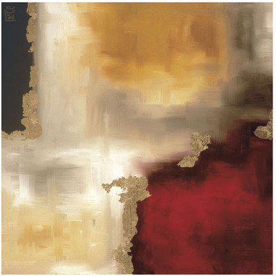 Montage - Crimson Accent I Fine Art Print