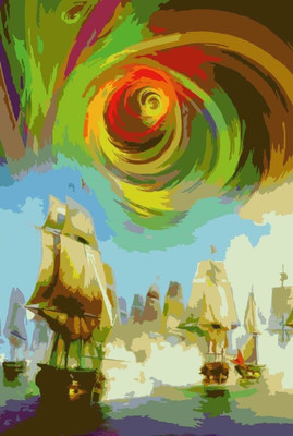 77% OFF on Mesleep Water Canvas Painting Without Frame Canvas Art