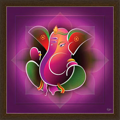 16% OFF on Om Shree Ganesha Photo Frame by Returnfavors Canvas Art