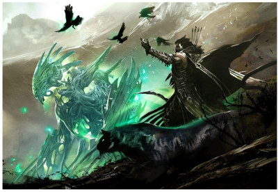 57% OFF on The Ranger's Spirit from Guild Wars 2 Video Game Paper Print