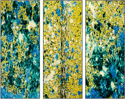 50% OFF on PixTopper Triptych 37 Canvas Art