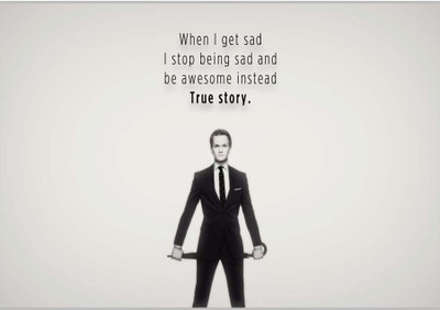 37% OFF on Barney Stinson's QuotePoster (18 x 12 Inches) by Shopkeeda Paper Print