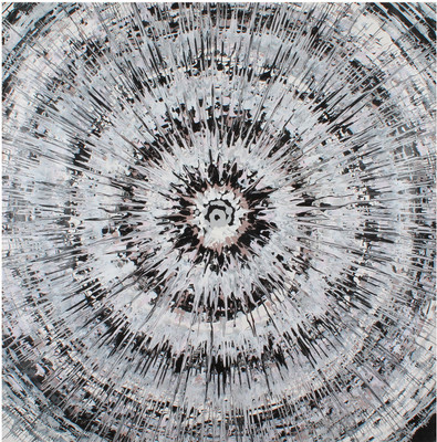 7% OFF on Grey Theme Large Abstract Canvas Art