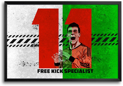 46% OFF on Shopmantra Gareth Bale Wales Football Laminated Frame Poster Paper Print