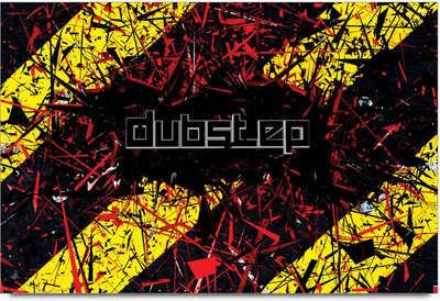 34% OFF on Amy Multicolor Dubstep 3D Poster