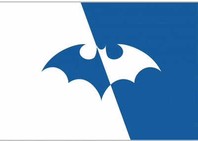 37% OFF on Blue And White BatmanPoster (18 x 12 Inches) by Shopkeeda Paper Print