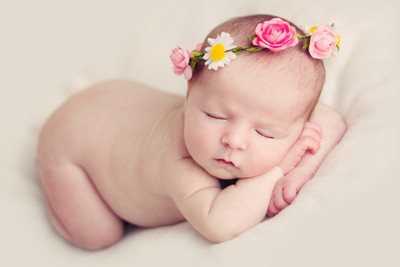 50% OFF on Cute Baby Sleeping Poster Paper Print