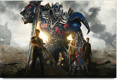 62% OFF on Transformers With Fighters Paper Print
