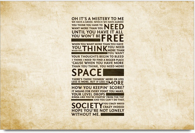 58% OFF on Hope Typography Poster Paper Print