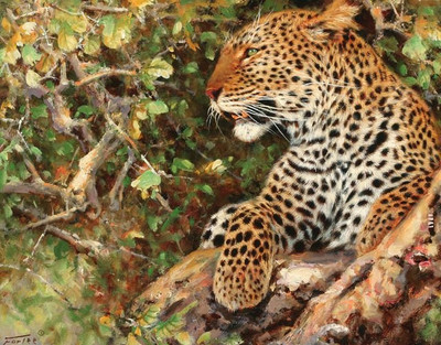 80% OFF on Holicshop Tiger Canvas Pianting without Frame Canvas Art